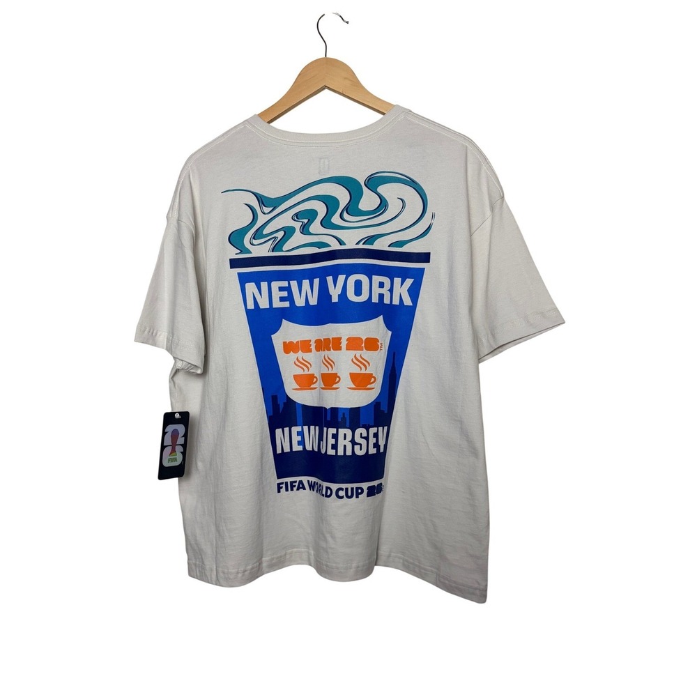FIFA World Cup 26 New York New Jersey T-Shirt Mens Large Soccer Graphic NWT